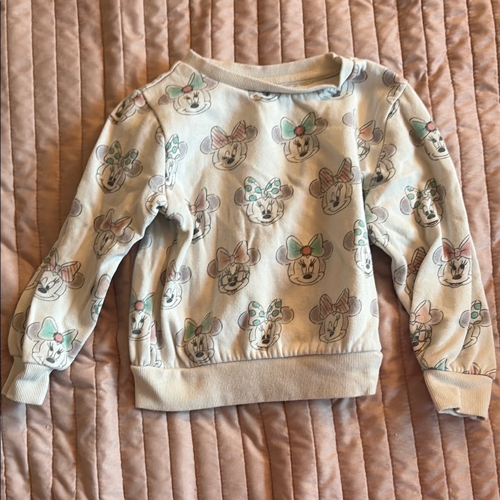 Disney Cream Sweatshirt Cozy Loungewear